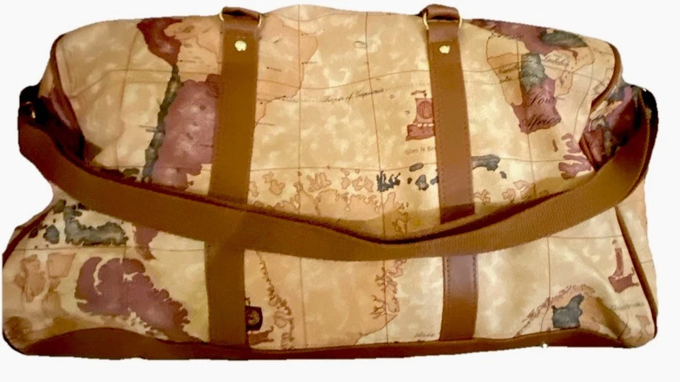 DUFFLE - карта мира классический путешествий сумка с ремнем очень большой вместительный прочный - Изображение 1 из 4