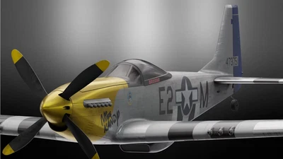 Eclipson P-51D Mustang – Basic PLA Edition (Grey) Boxed and ready to ship! - Image 1 of 4