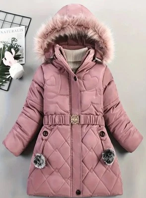 Wunderschöner Wintermantel für Mädchen – warm und stilvoll, Gr.122/128 - Bild 1 von 4