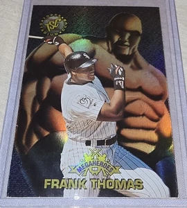 1996 Stadium Club Mega Heroes - Frank Thomas #MH1 - Chicago White Sox - Picture 1 of 6
