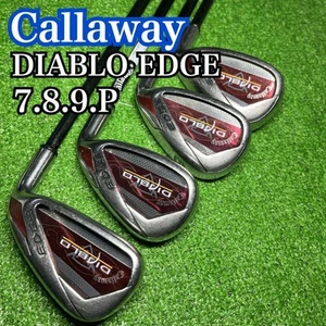 C1210 Callaway Diablo Edge Irons 4 Pieces Men'S Right no113 no113 no113 no113 - Picture 1 of 10
