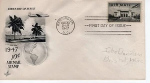 10 CENT AIR MAIL STAMP - 1947 - DC151 - Picture 1 of 1