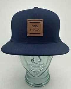Sombrero RVCA Mid Fit Parche Azul Ajustable SnapBack Para Hombre - Imagen 1 de 7