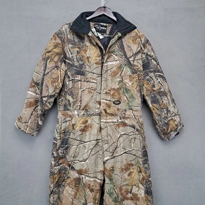 Walls Mens Realtree Camo Insulated Coveralls Jumpsuit Bib Overalls Medium Reg - Image 1 of 4