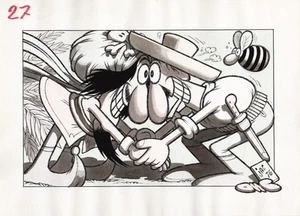 JACOVITTI - Tavola originale Il Salgarone illustrazione n.27 (Sandokan e Yanez) - Picture 1 of 1