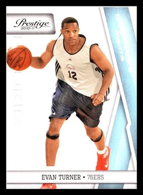 Prestige Evan Turner RC 2010-11 Rookie Draft Picks azul claro/999 76ers #212 Foto 1 de 2