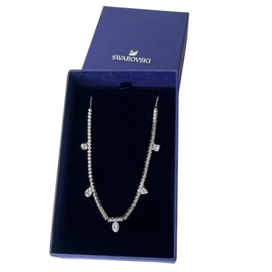 Collana Swarovski Tennis Deluxe Mista Rodiata - Foto 1 di 6
