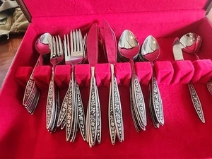 ekco eterna Santiago set 50 pezzi posate inox modello rosa Giappone - Foto 1 di 7