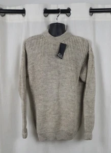 Black Sheep Ribbed Crew Neck Pullover Size L Rrp £125 CR054 GG 05 - Picture 1 of 9