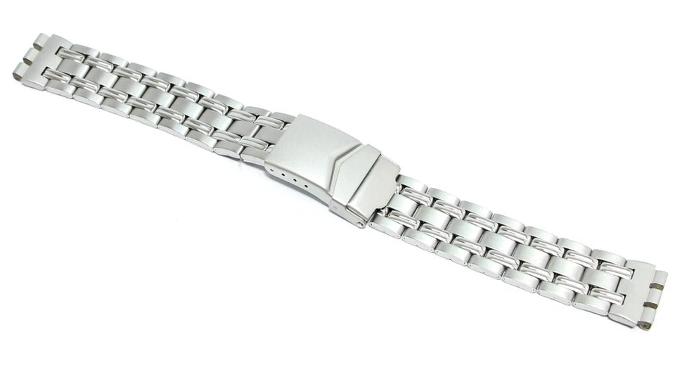GECOMARKET Cinturino orologio in acciaio inox compatibile swatch 17mm bracciale 6500