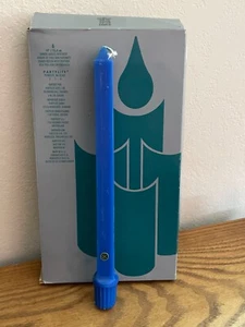 PartyLite 10" Cuadrado Azul Real Sin Perfume Velas de Cena Caja de 6 NUEVO - Imagen 1 de 4