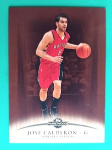 2008-09 TOPPS HARDWOOD JOSE CALDERON #42 MAHOGANY #33/75 TORONTO RAPTORS - Picture 1 of 2