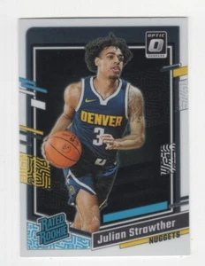 2023-24 DONRUSS OPTIC BASKETBALL RATED ROOKIE JULIAN STRAWTHER NUGGETS #247 - Picture 1 of 1