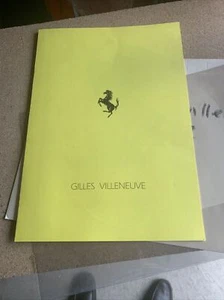 Ferrari Gilles villeneuva Dinner Menu - Bild 1 von 5