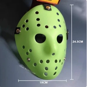 Jason Voorhees Friday The 13th Horror Movie Hockey Halloween Mask Cosplay Prop - Picture 1 of 19