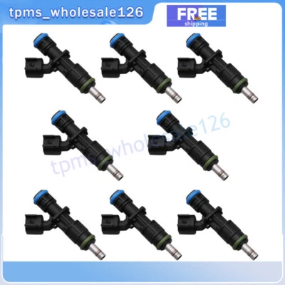 Set of 8 Fuel Injectors 05281568AA For 2020-2022 JEEP GRAND CHEROKEE 5.7L V8 New - Image 1 of 4