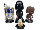 Funko Pops! Bobblehead Star Wars Characters Lot of 4 Collectibles with Stands