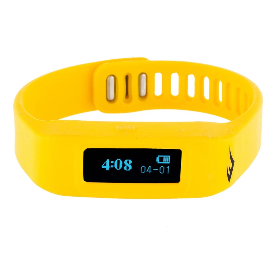 NEW Everlast EVWTR011YE Yellow Wireless Sleep/ Fitness Activity Tracker Watch - Image 1 of 1