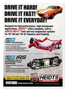 Heidts Pro G Suspension Drive It Hard 2013 Full-Page Print Magazine Hot Rod Ad - Picture 1 of 4