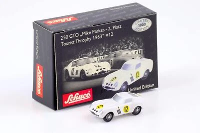 Schuco Piccolo Ferrari 250 Gto Turistico Trofeo 2.Platz #12 Mike Parkes 1963 - Immagine 1 di 2