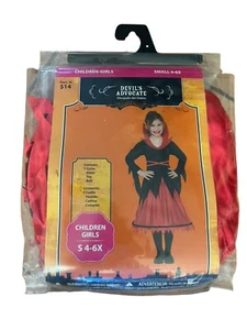 Devil’s Advocate Costume Childrens Girls Kids Small 4-6x Halloween Dress Up - Picture 1 of 3