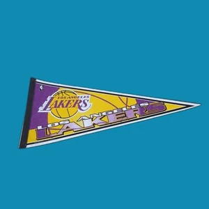 Vintage Los Angeles Lakers Licensed 30" x 12" Pennant Rico Tag Express - Picture 1 of 2