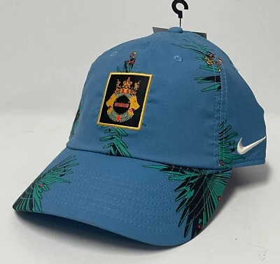 Gorra de baloncesto Nike Lebron James Heritage 86 con tirantes (azul/verde) Foto 1 de 4