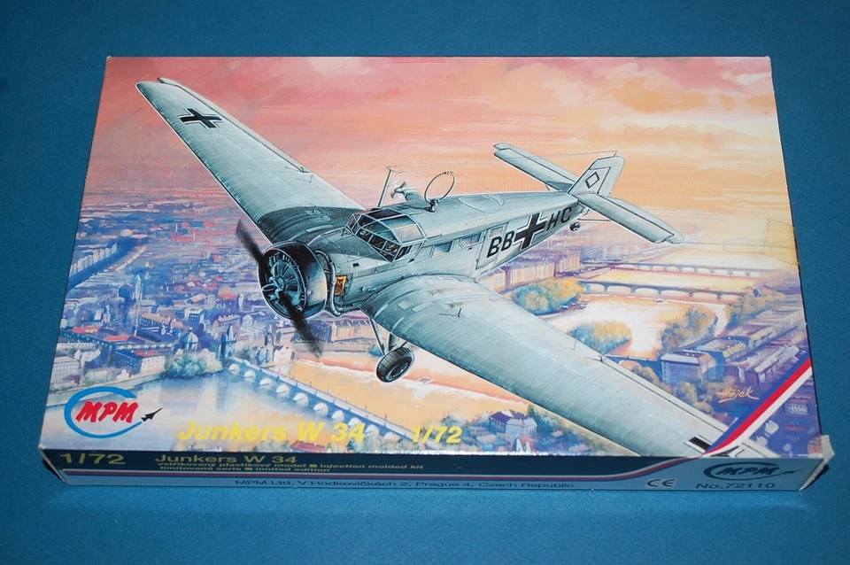 MPM 72110 - Junkers W 34 scala 1/72 - Immagine 1 di 1