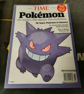 Pokemon Time Magazine Special 2024 Edition: 25 Years in America - Gengar Cover - Picture 1 of 2