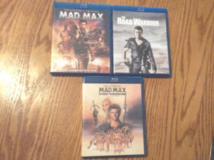 MAD MAX ROAD WARRIOR BEYOND THUNDERDOME BLU-RAY SET MEL GIBSON TINA TURNER - Picture 1 of 2