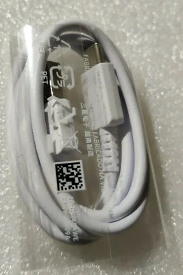 Genuine Samsung USB Type-C Charge Data Cable for Galaxy S8 S9 S10 S20 Plus Whi - Image 1 of 4