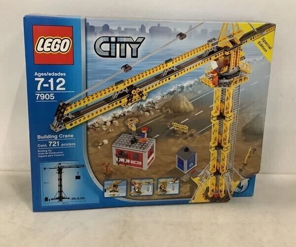 LEGO 7905 City Building Crane Factory Sealed Damaged Box Express F/S - Image 1 of 4