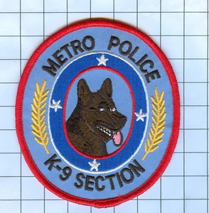 Parche de policía - K9 - Sección K-9 de la policía metropolitana - Imagen 1 de 1
