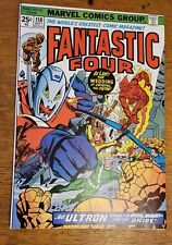Vintage Fantastic Four #150 1974 Avengers, Ultron, Wedding Hi Grade, Hi Res Pics