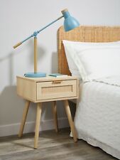 Light Rattan Bedroom Furniture Wood Bedside Table Cabinet Chest of Drawers