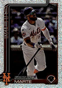 2025 Topps Series 1 Sand Glitter - #173 Starling Marte Mets - Picture 1 of 2