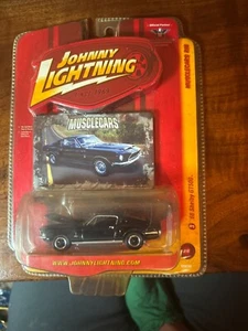 1968 Black Shelby GT500 Muscle Cars Johnny Lightning Since 1969 1:64 scale - Picture 1 of 2