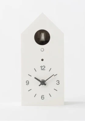 Reloj de Pared Cuco Mecánico MUJI Japón Blanco Hecho a Mano Foto 1 de 4