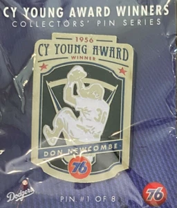 LA Dodgers Pin 2015 Cy Young Award 1956 Don Newcombe #1 of 8 (W) - Free Shipping - Picture 1 of 1