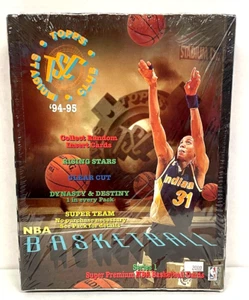 1994-95 Topps Stadium Club Series 1 Basketball Rack Box 10 Count - Picture 1 of 3