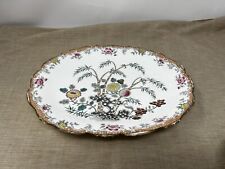 Antique Meissen M&Co Porcelain Floral Gild Centerpiece Kitchen Dish 11-1/4”