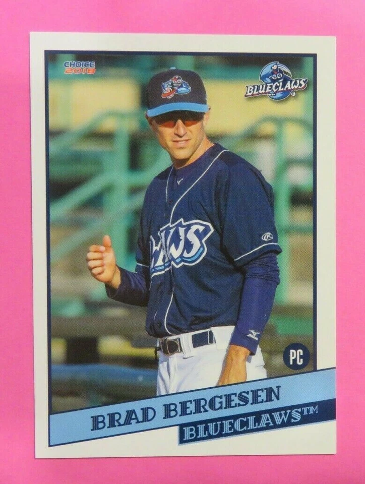 2018 Choice, Lakewood BlueClaws, Pitching Coach - BRAD BERGESEN - Image 1 of 1