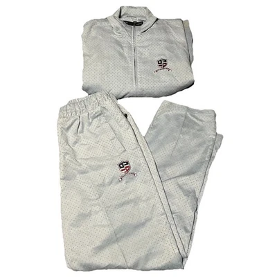 VTG Phat Farm Men’s Track Suit Jacket Sz XL / Pants Sz L Stretchy Y2K Light Blue - Image 1 of 4