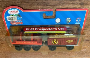 Curva de aprendizaje 2005 tren Thomas de madera ¡Coches Gold Prospector’s! ¡Nuevo! - Imagen 1 de 2