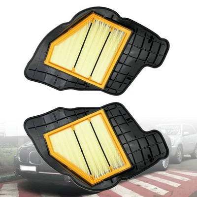 Nuevo par de filtros de aire del motor izquierdo y derecho BMW 550i 650i 750i 750Li X5 X6 4,4 L Foto 1 de 4