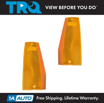 Juego de luces marcadoras de esquina TRQ para 84-96 Cherokee 86-92 Comanche 84-90 Wagoneer Foto 1 de 4