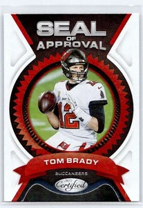 2021 Panini Certified #SA-11 Tom Brady #SA-11 Seal of Approval - Picture 1 of 2