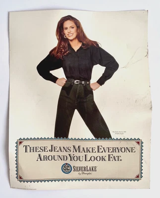Jeans vintage 1995 Sign Silver Lake Wrangler Miss Rodeo Jennifer Douglas EE. UU. Foto 1 de 4