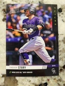 2019 TOPPS NOW FUTURE NON-WINNER CARD NL MVP COLORADO ROCKIES TREVOR STORY #26 - Picture 1 of 1