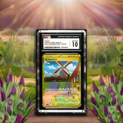 Pokemon Artazon 140/108 Ruler of the Black Flame - sv3 Japanese Gem Mint 10 2023 - Image 1 of 3